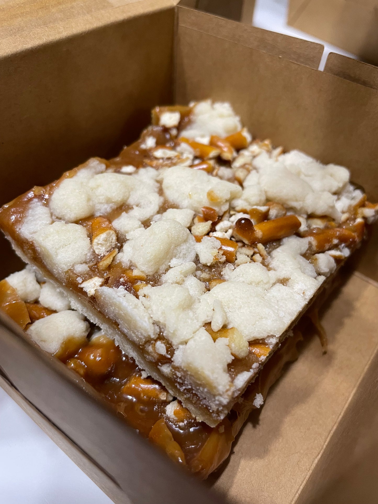 Salted caramel bars