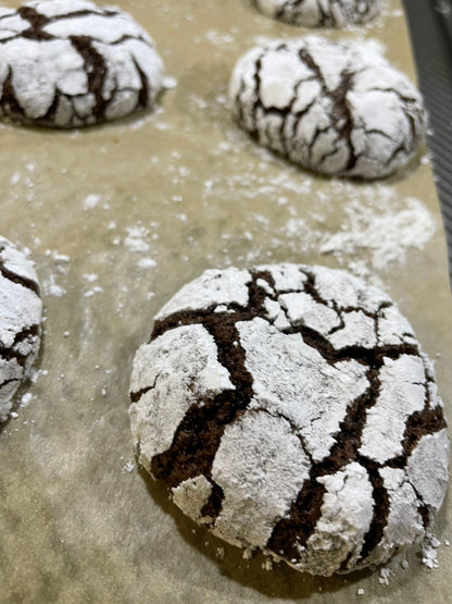 Chocolate Crinkle Cookies