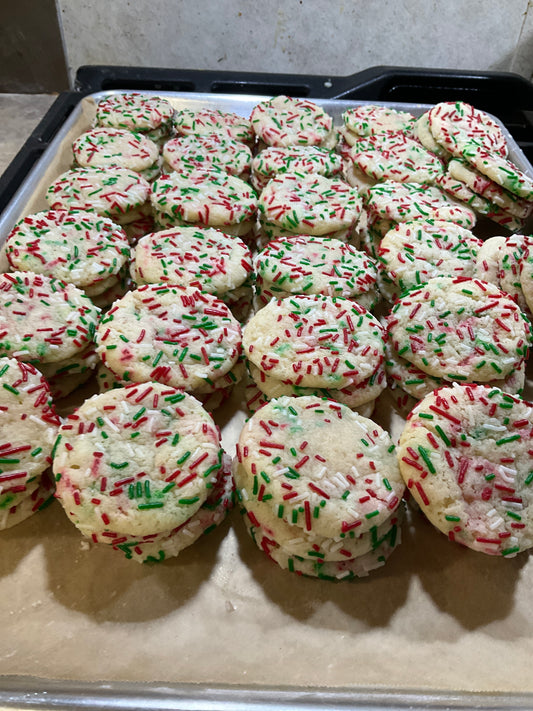 Holiday Funfetti Cookies