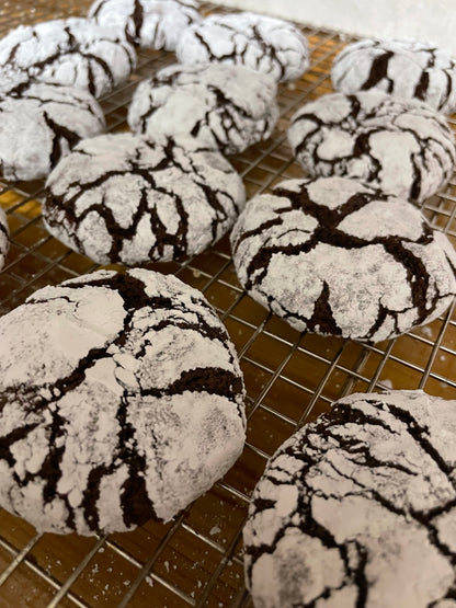 Chocolate Crinkle Cookies