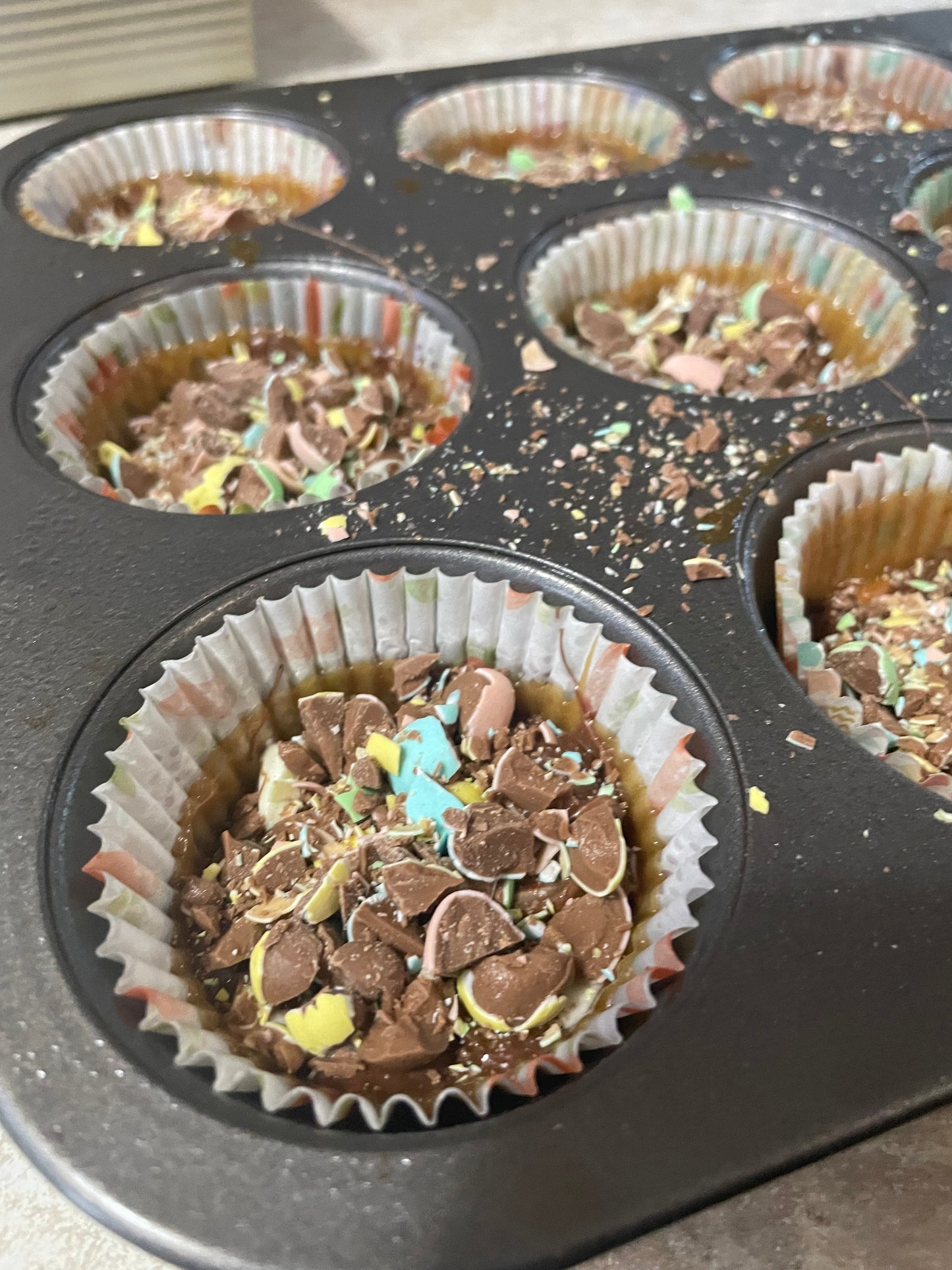 Mini Egg Toffee Cups